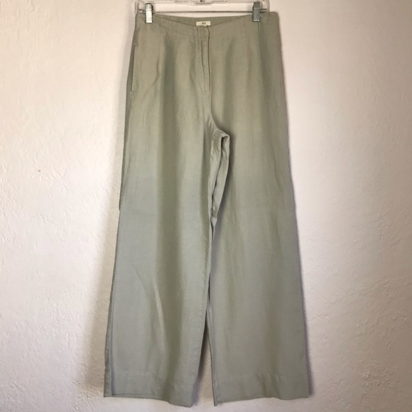 J. Jill Pants - J. Jill Wide Leg Tan Linen Lightweight Pants